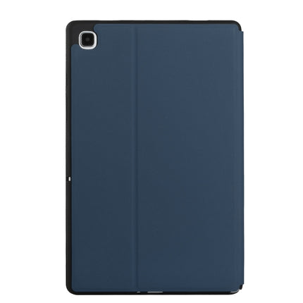 For Samsung Galaxy Tab S6 Lite 10.4 P610/P615 Dual-Folding Horizontal Flip Tablet Leather Case with Holder & Sleep / Wake-up Function(Royal Blue)-garmade.com