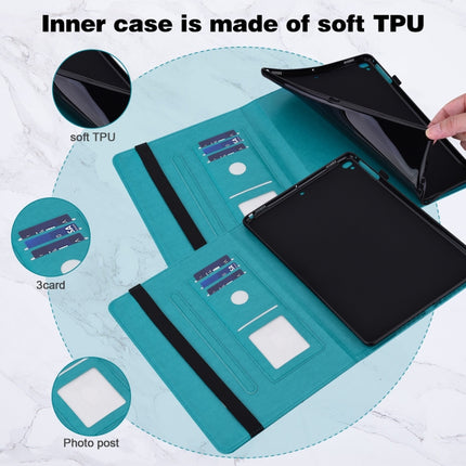 For Samsung Galaxy Tab A 8.0 (2019) T290 Embossed Butterfly Pattern Horizontal Flip Leather Tablet Case(Blue)-garmade.com