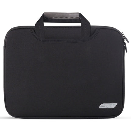 For 11 inch / 12 inch Laptops Diving Fabric Laptop Handbag(Black)-garmade.com