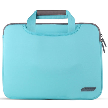 For 13 inch Laptops Diving Fabric Laptop Handbag(Blue)-garmade.com