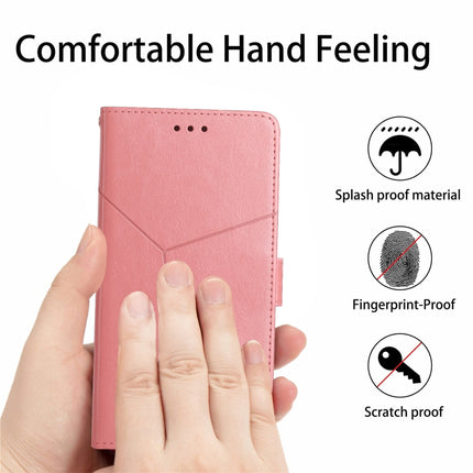 Y Stitching Horizontal Flip Leather Phone Case with Holder & Card Slots & Wallet & Photo Frame For iPhone 13(Rose Gold)-garmade.com