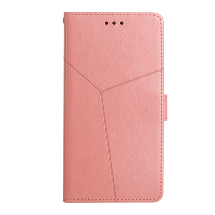 Y Stitching Horizontal Flip Leather Phone Case with Holder & Card Slots & Wallet & Photo Frame For iPhone 13 mini(Rose Gold)-garmade.com