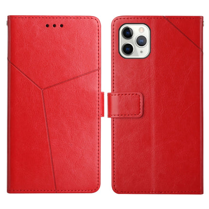 Y Stitching Horizontal Flip Leather Phone Case with Holder & Card Slots & Wallet & Photo Frame For iPhone 13 Pro(Red)-garmade.com