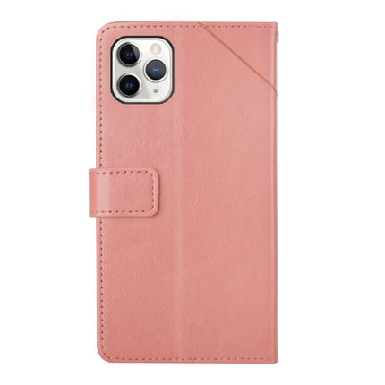 Y Stitching Horizontal Flip Leather Phone Case with Holder & Card Slots & Wallet & Photo Frame For iPhone 13 Pro(Rose Gold)-garmade.com