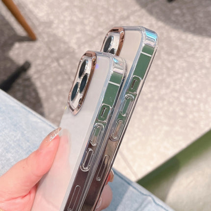 Colorful Laser Electroplating Shockproof Phone Case For iPhone 13 Pro(Lingge)-garmade.com