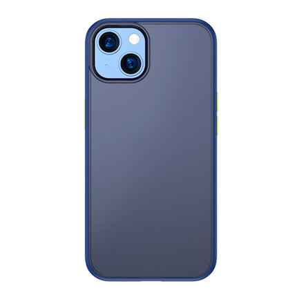 TOTUDESIGN AA-178 Gingle Series Translucent Matte PC + TPU Phone Case For iPhone 13(Blue)-garmade.com