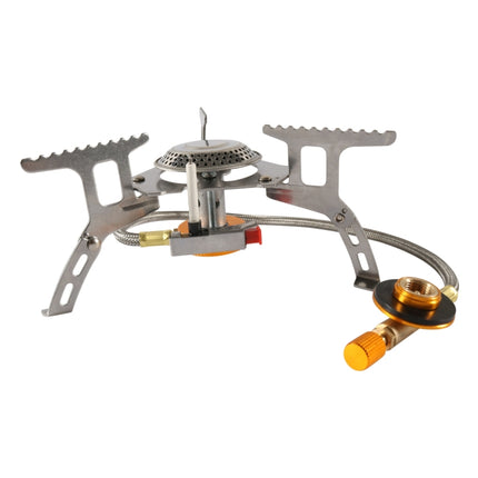 A6625-02 Portable Gas Stove Outdoor Split Burner with Lighter-garmade.com