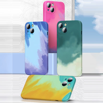 Watercolor TPU Shockproof Phone Case For iPhone 13 Pro(Cherry Power)-garmade.com
