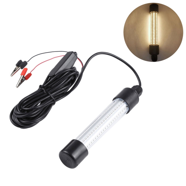 LED Fishing Light Underwater Luminous Lure Lamp, AC/DC 12-24V (Warm White)-garmade.com