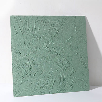 60 x 60cm Retro PVC Cement Texture Board Photography Backdrops Board(Grey Bean Green)-garmade.com