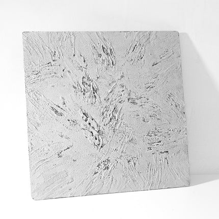 60 x 60cm Retro PVC Cement Texture Board Photography Backdrops Board(Grey White)-garmade.com
