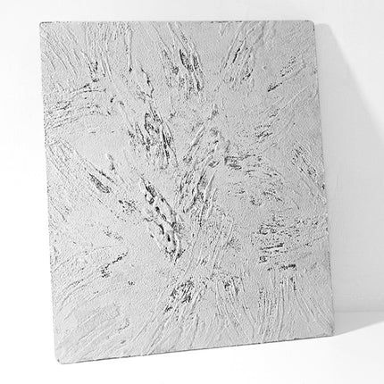 80 x 60cm Retro PVC Cement Texture Board Photography Backdrops Board(Grey White)-garmade.com
