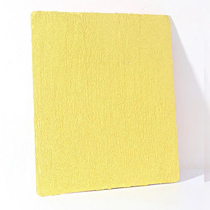 80 x 60cm PVC Backdrop Board Coarse Sand Texture Cement Photography Backdrop Board(Light Yellow)-garmade.com