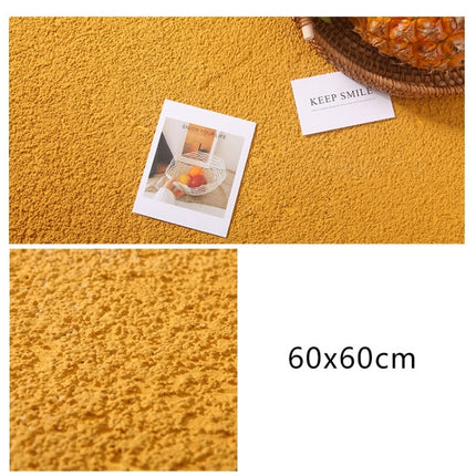 60 x 60cm PVC Backdrop Board Coarse Sand Texture Cement Photography Backdrop Board(Orange Yellow)-garmade.com