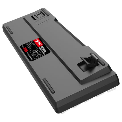 HXSJ V900 61 Keys Cool Lighting Effect Mechanical Wired Keyboard (Black Red)-garmade.com