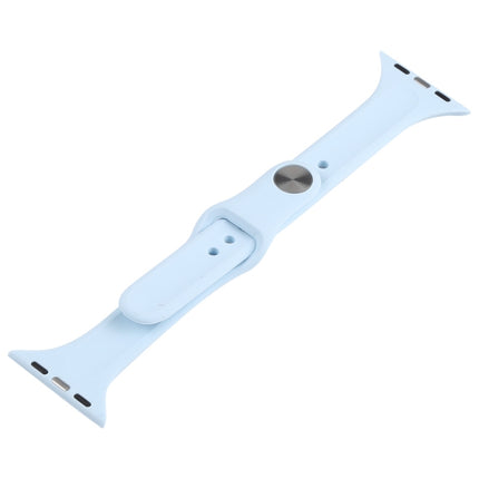 Slimming Silicone Watch Band For Apple Watch Ultra 49mm&Watch Ultra 2 49mm / Series 9&8&7 45mm / SE 3&SE 2&6&SE&5&4 44mm / 3&2&1 42mm(Starlight)-garmade.com