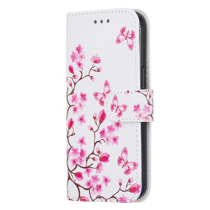 For Samsung Galaxy S22+ 5G Horizontal Flip Phone Leather Case with Holder & Card Slots & Photo Frame & Wallet(Butterfly Love Flower)-garmade.com