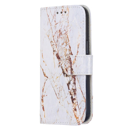 For Samsung Galaxy S22+ 5G Horizontal Flip Phone Leather Case with Holder & Card Slots & Photo Frame & Wallet(White Gravel)-garmade.com