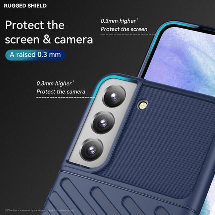 For Samsung Galaxy S22+ 5G Thunderbolt Shockproof TPU Soft Phone Case(Blue)-garmade.com