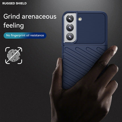 For Samsung Galaxy S22+ 5G Thunderbolt Shockproof TPU Soft Phone Case(Blue)-garmade.com