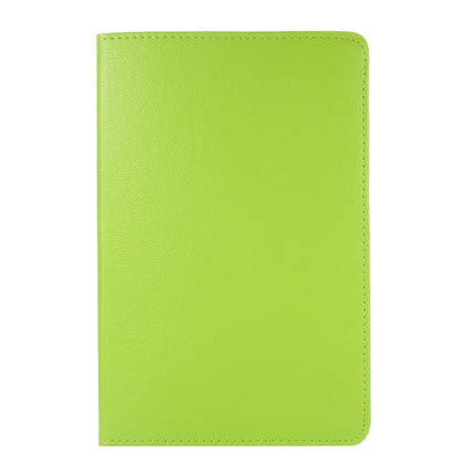 For Samsung Galaxy Tab A8 360 Degree Rotation Litchi Texture Tablet Leather Case with Holder(Green)-garmade.com