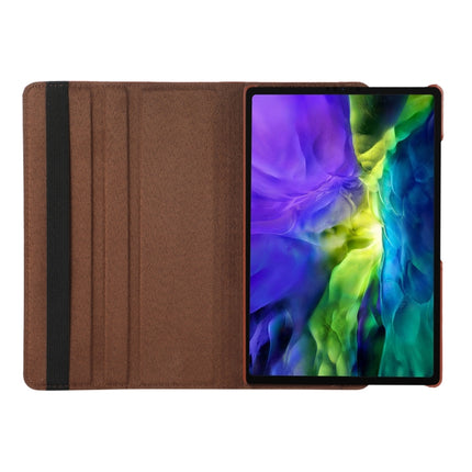 For Samsung Galaxy Tab A8 360 Degree Rotation Litchi Texture Tablet Leather Case with Holder(Purple)-garmade.com