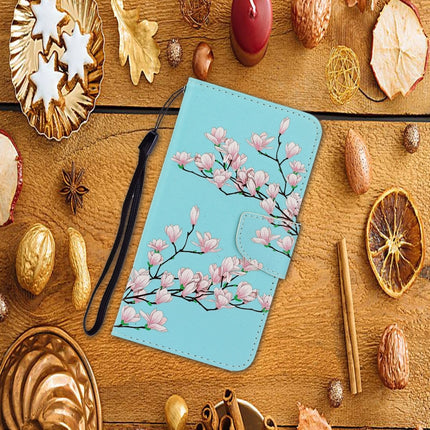 For iPhone 6 / 6s 3D Colored Drawing Horizontal Flip PU Leather Case with Holder & Card Slots & Wallet(Magnolia)-garmade.com