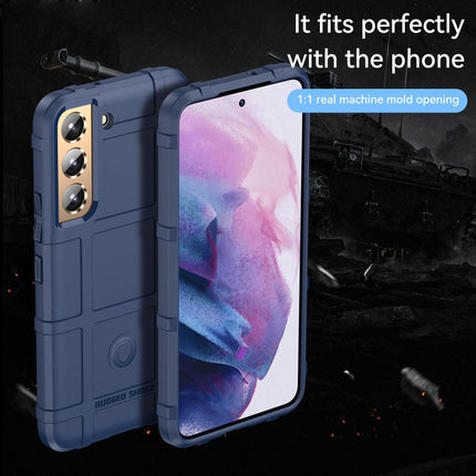 For Samsung Galaxy S22 5G Full Coverage Shockproof TPU Phone Case(Blue)-garmade.com