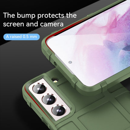 For Samsung Galaxy S22 5G Full Coverage Shockproof TPU Phone Case(Green)-garmade.com