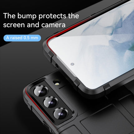 For Samsung Galaxy S22+ 5G Full Coverage Shockproof TPU Phone Case(Black)-garmade.com