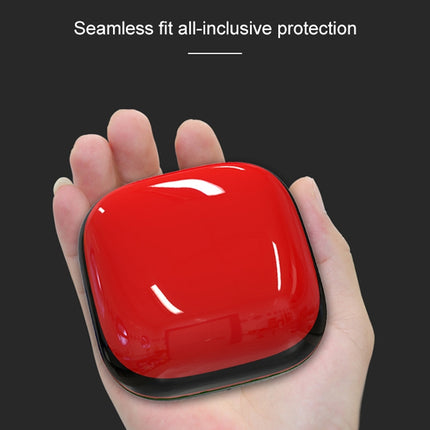 Mirror Surface Silicone + PC Wireless Earphone Protective Case for Beats Powerbeats Pro(Black)-garmade.com