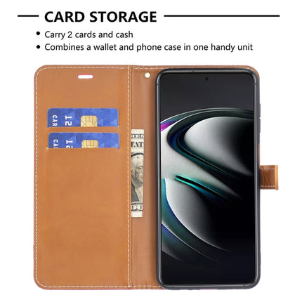 For Samsung Galaxy S22+ 5G Color Matching Denim Texture Leather Case with Holder & Card Slots & Wallet & Lanyard(Rose Red)-garmade.com