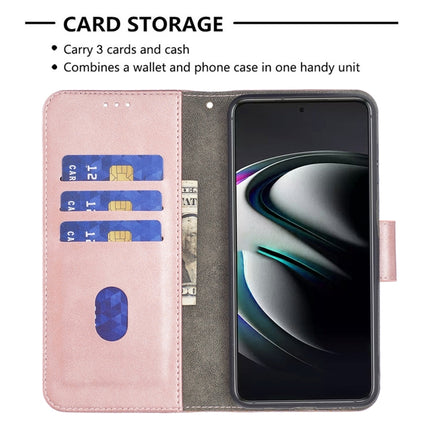 For Samsung Galaxy S22+ 5G Matching Color Crocodile Texture Leather Phone Case with Holder & Card Slots & Wallet(Rose Gold)-garmade.com