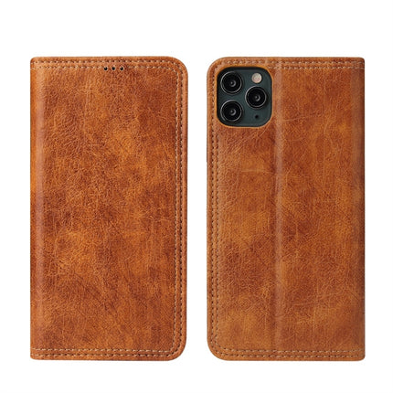 For iPhone 11 Pro Retro Tree Bark Texture PU Magnetic Horizontal Flip Leather Case with Holder & Card Slots & Wallet(Khaki)-garmade.com