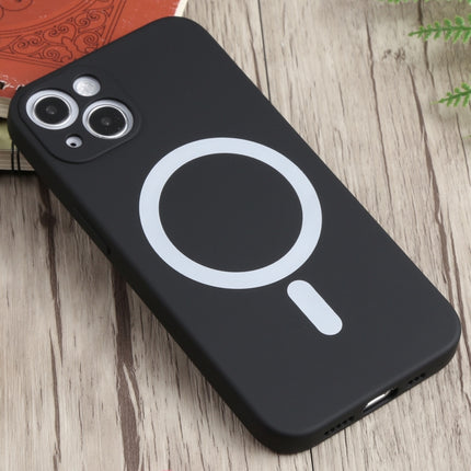Liquid Silicone Shockproof Magsafe Case For iPhone 13 mini(Black)-garmade.com