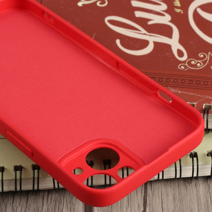 Liquid Silicone Shockproof Magsafe Case For iPhone 13 mini(Red)-garmade.com
