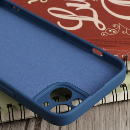 Liquid Silicone Shockproof Magsafe Case For iPhone 13 mini(Navy Blue)-garmade.com