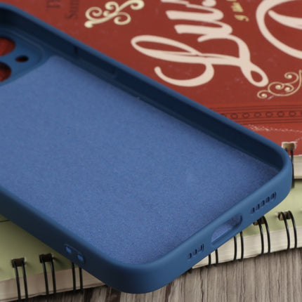 Liquid Silicone Shockproof Magsafe Case For iPhone 13 mini(Navy Blue)-garmade.com