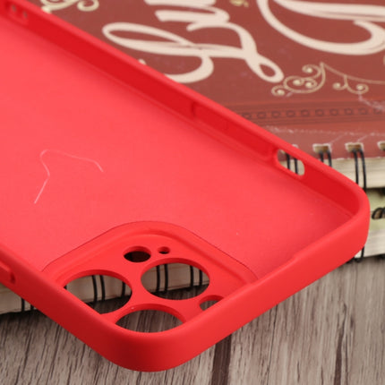 Liquid Silicone Shockproof Magsafe Case For iPhone 13 Pro(Red)-garmade.com