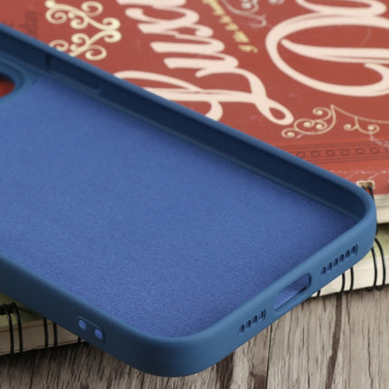 Liquid Silicone Shockproof Magsafe Case For iPhone 13 Pro(Navy Blue)-garmade.com