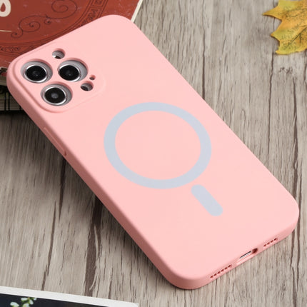 Liquid Silicone Shockproof Magsafe Case For iPhone 13 Pro(Pink)-garmade.com