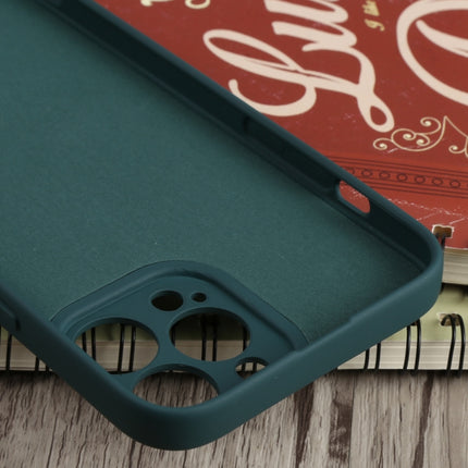 Liquid Silicone Shockproof Magsafe Case For iPhone 13 Pro(Deep Green)-garmade.com