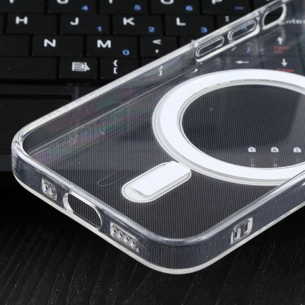 TPU Shocproof Protective Magnetic Magsafe Case For iPhone 13 mini(Transparent)-garmade.com