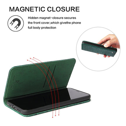 For iPhone 11 Pro Max Crocodile Texture PC + TPU Horizontal Flip Leather Case with Holder & Card Slots & Wallet(Green)-garmade.com