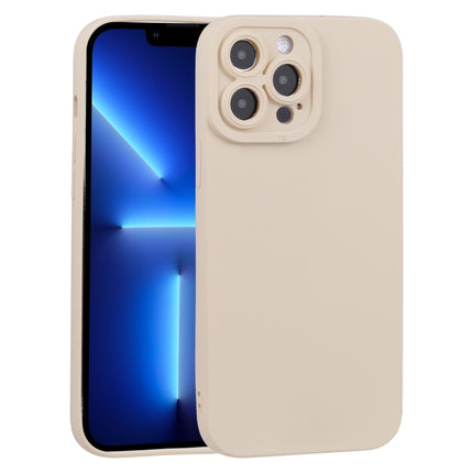 TPU Oil-sprayed Soft Phone Case For iPhone 13 Pro(Khaki)-garmade.com