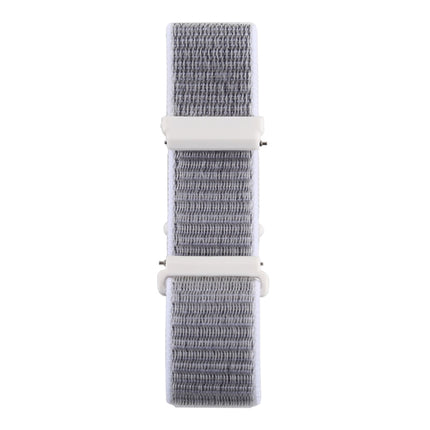 For Fitbit Versa / Versa 2 Nylon Watchband with Hook and Loop Fastener(Grey)-garmade.com