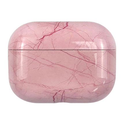 For AirPods Pro 3 Marble Water Sticker Wireless Earphone Protective Case(Pink)-garmade.com