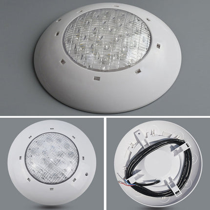 6W ABS Plastic Swimming Pool Wall Lamp Underwater Light(Colorful)-garmade.com