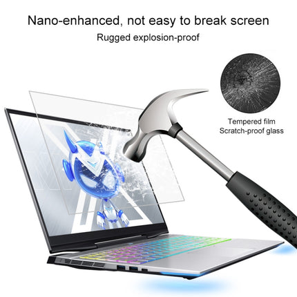 For MACHENIKE F117-X 15.6 inch Laptop Screen HD Tempered Glass Protective Film-garmade.com