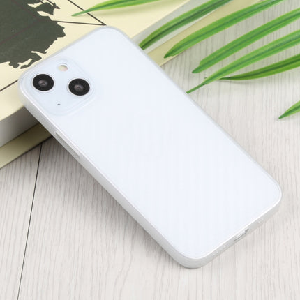 Carbon Fiber Texture PP Phone Case For iPhone 13 mini(Transparent)-garmade.com